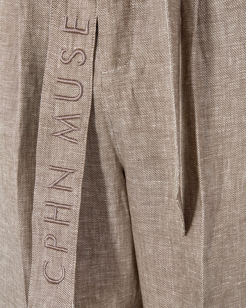 Cmnature - linnen broek in beige