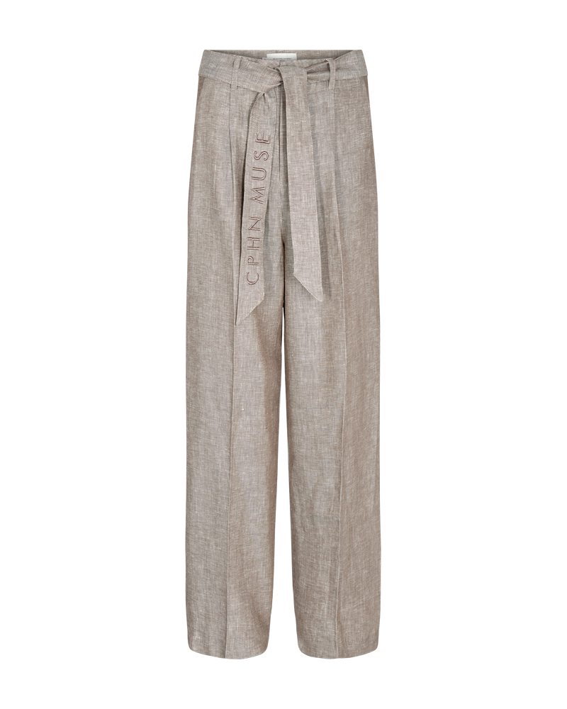 Cmnature - linnen broek in beige