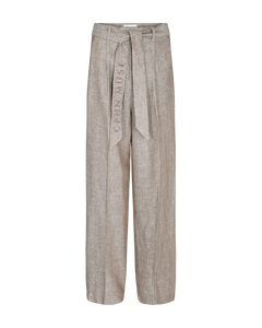 Cmnature - linnen broek in beige