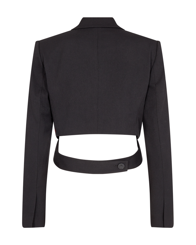 CMTailor - bijgesneden blazer in zwart