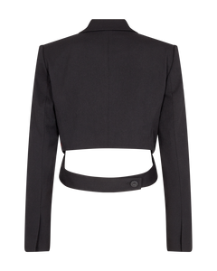 CMTailor - bijgesneden blazer in zwart