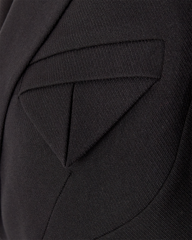 CMTailor - bijgesneden blazer in zwart