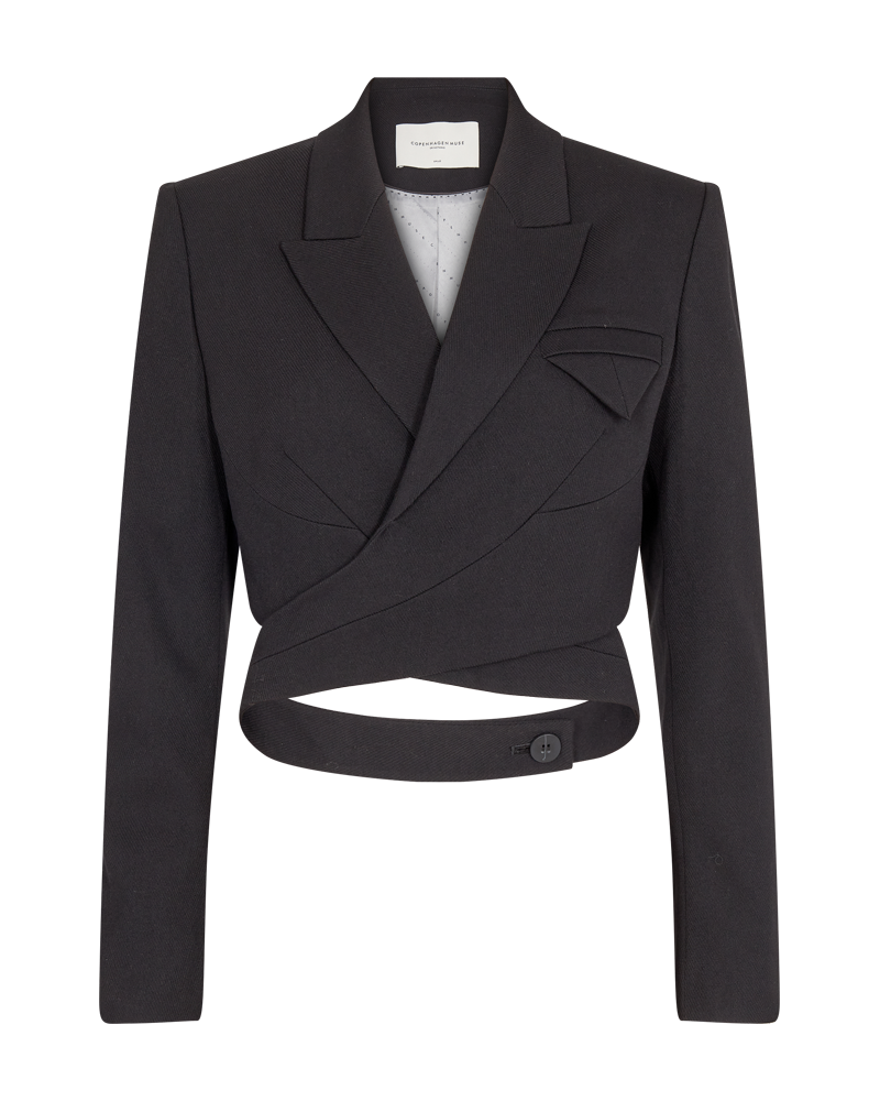 CMTailor - bijgesneden blazer in zwart