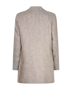 Cmnature - linnen blazer in beige