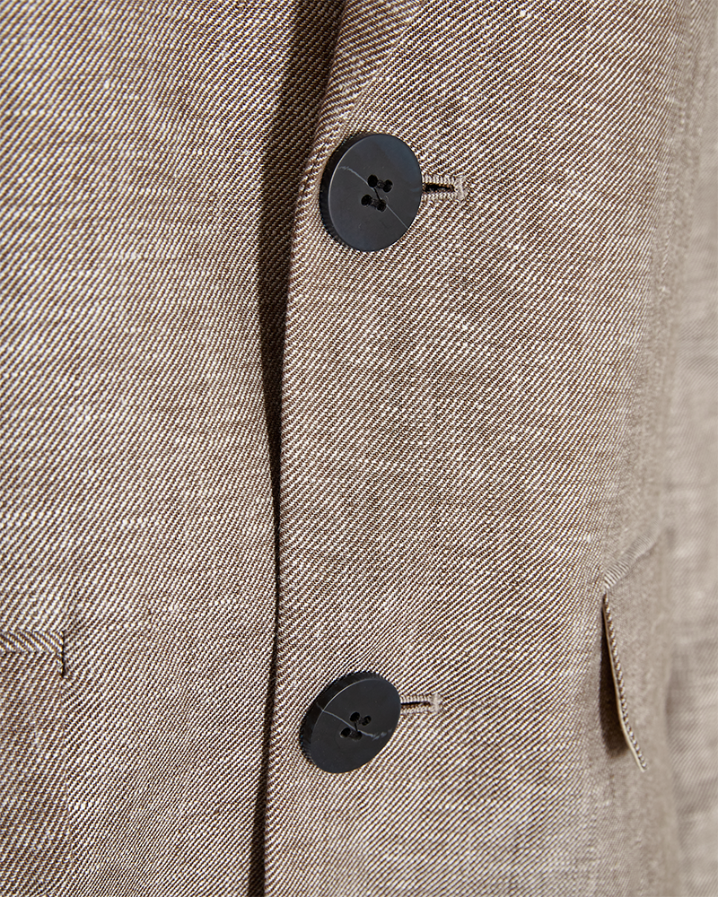 Cmnature - linnen blazer in beige