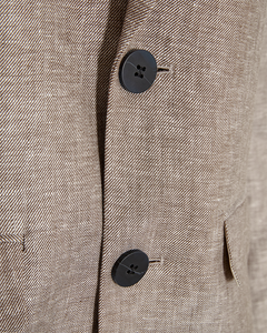 Cmnature - linnen blazer in beige