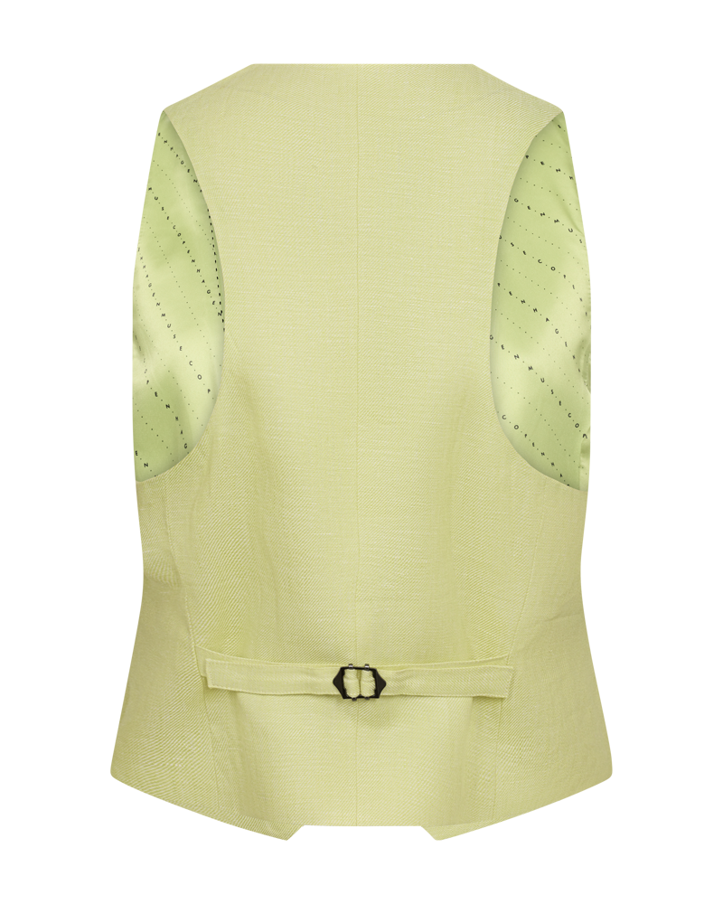 Cmnature - linnen vest in groen