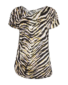 Cmsabina - Blouse met patroon in roos
