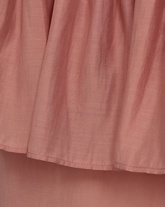 Cmmolly - blouse met ruches in roos