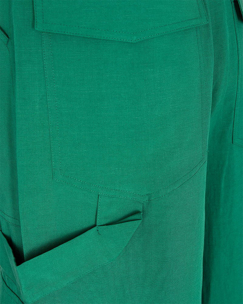 Cmnatu - broek met multi -pocket in groen