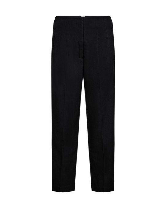 CMTAILOR - HIGH WAISTED TROUSERS IN BLACK