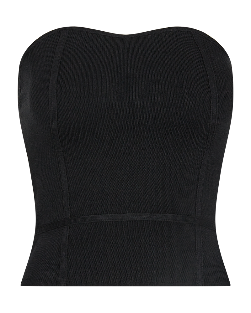 Cmbellis - Strapless top in zwart