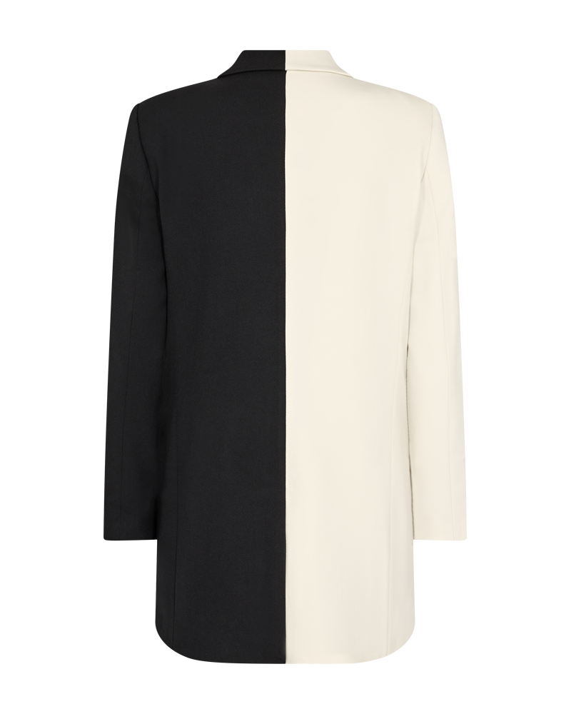 CMTailor - Lange blazer in grijs, gebroken wit