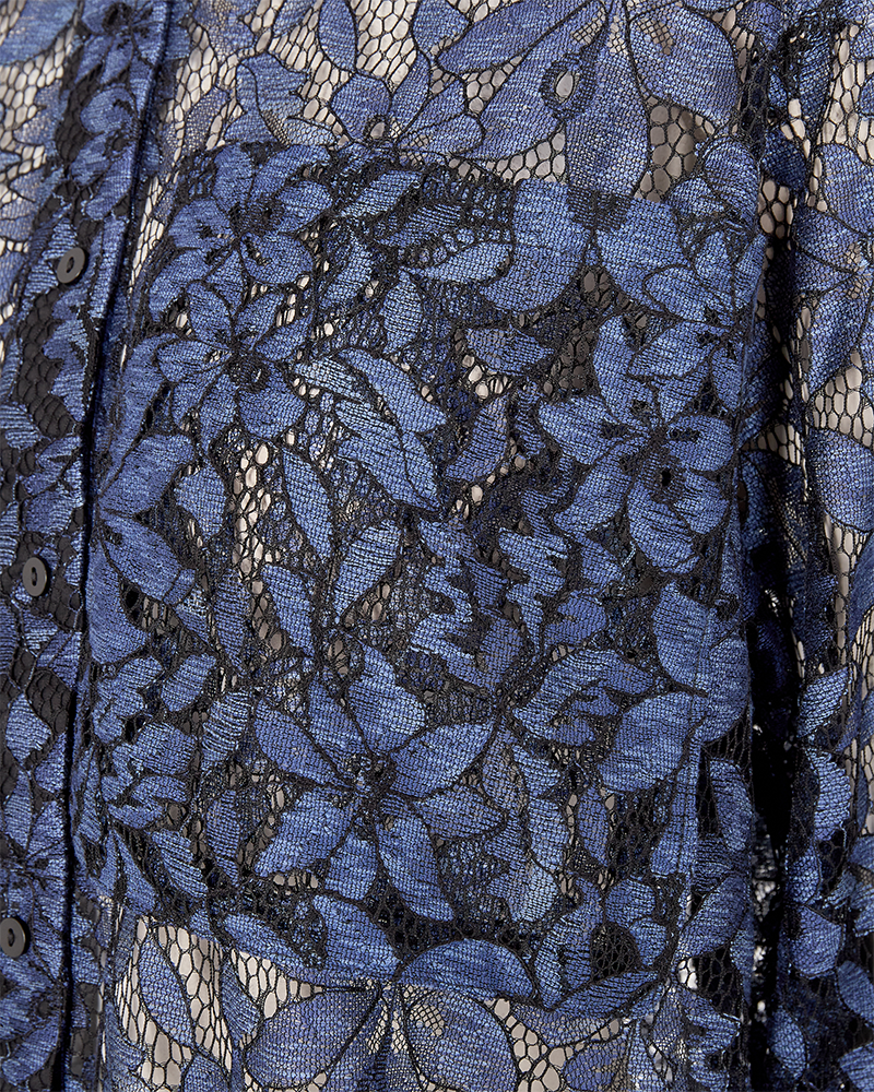 Cmalva - shirt in transparante kwaliteit in blauw