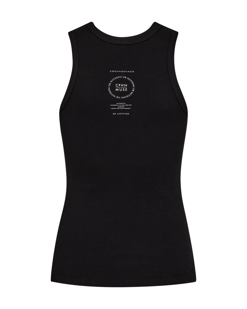 CMSIV - REVERSIBLE LOGO TOP IN BLACK