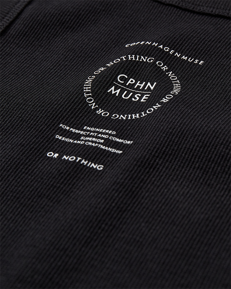 CMSIV - REVERSIBLE LOGO TOP IN BLACK