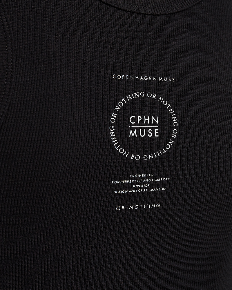 CMSIV - REVERSIBLE LOGO TOP IN BLACK