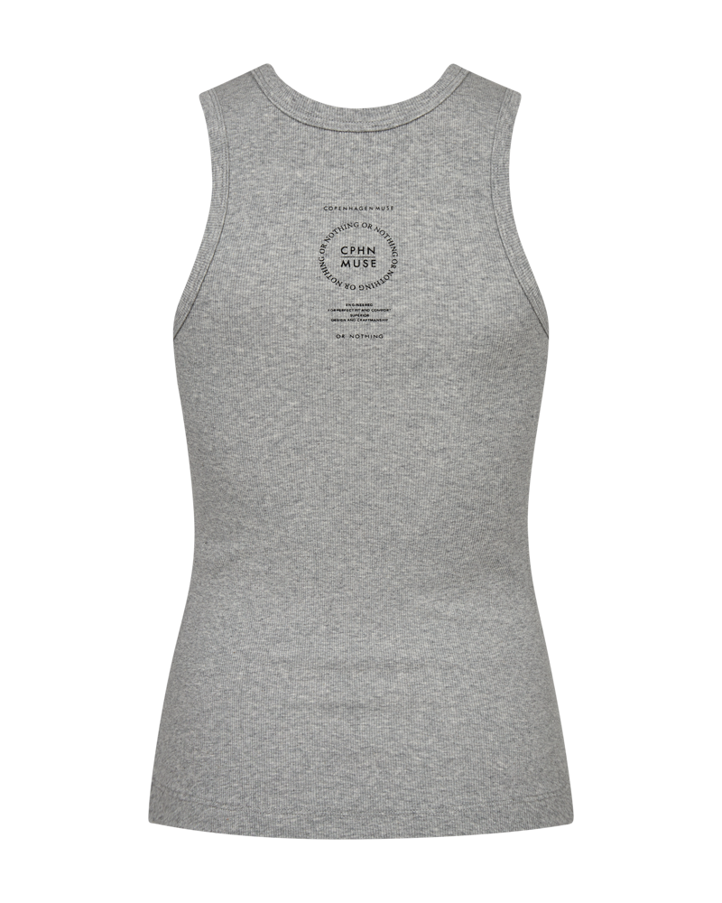 CMSIV - Omkeerbaar logo top in grijs