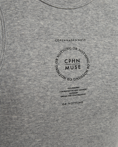 CMSIV - Omkeerbaar logo top in grijs