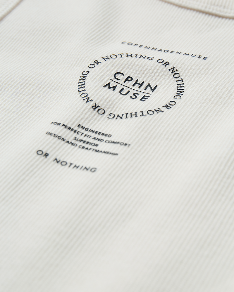 CMSIV - REVERSIBLE LOGO TOP IN WHITE,OFF-WHITE