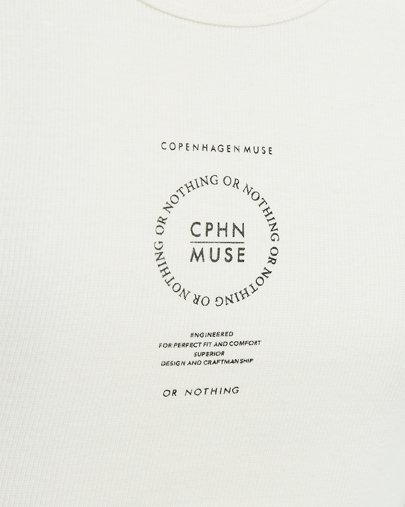 CMSIV - REVERSIBLE LOGO TOP IN WHITE,OFF-WHITE