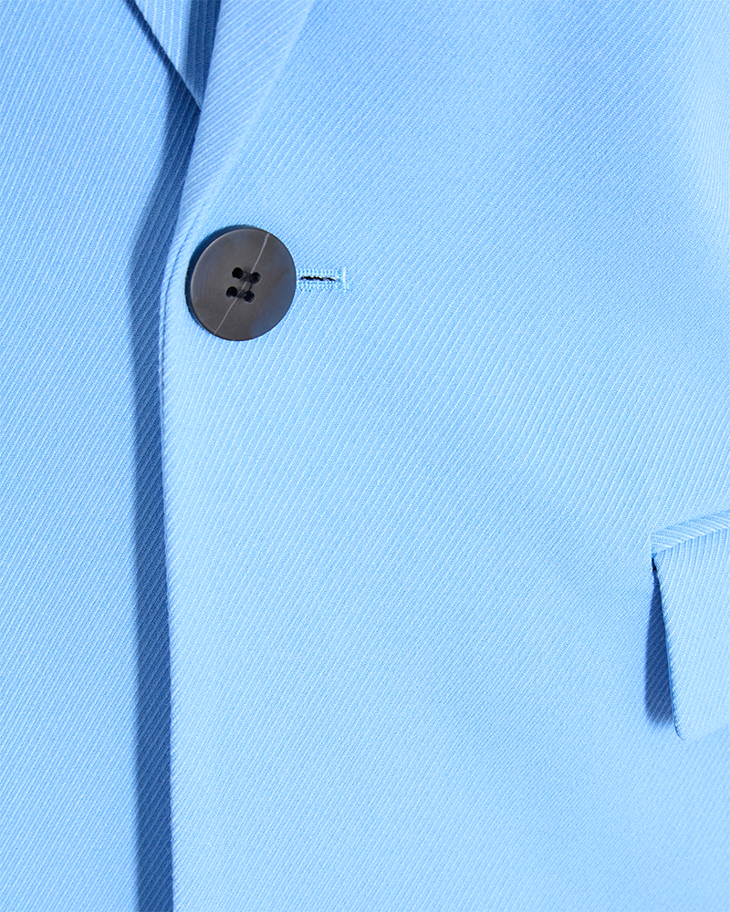 CMTAILOR - BLAZER WITH SHORT SLEEVES IN BLUE