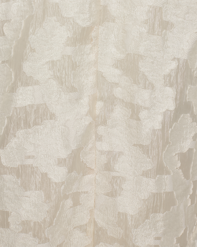 Cmjani - Blouse met bloemenprint in wit, gebroken wit