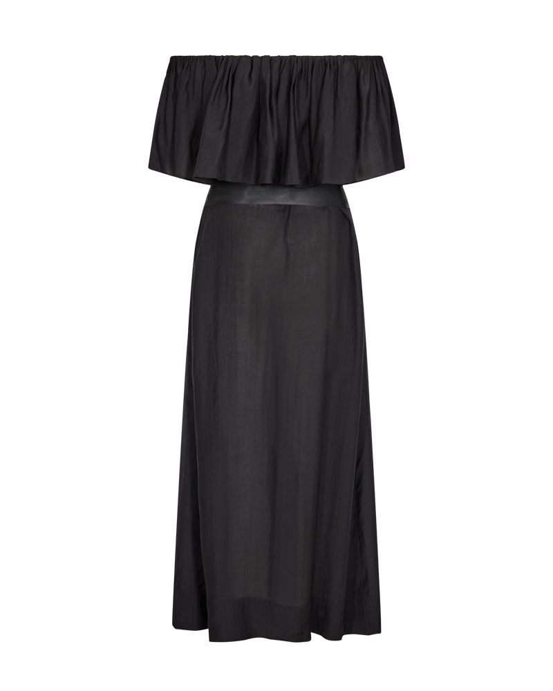 Cmmolly-off-the-shoulder jurk in zwart