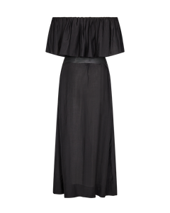 Cmmolly-off-the-shoulder jurk in zwart