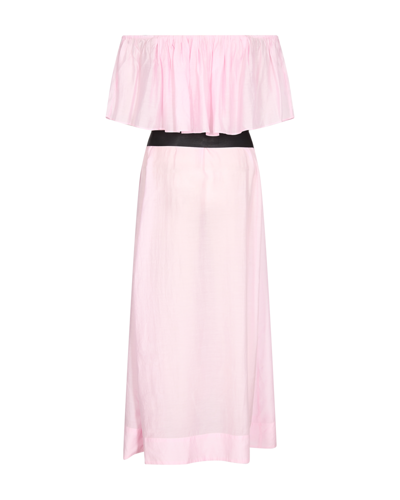 Cmmolly-off-the-shoulder jurk in roos
