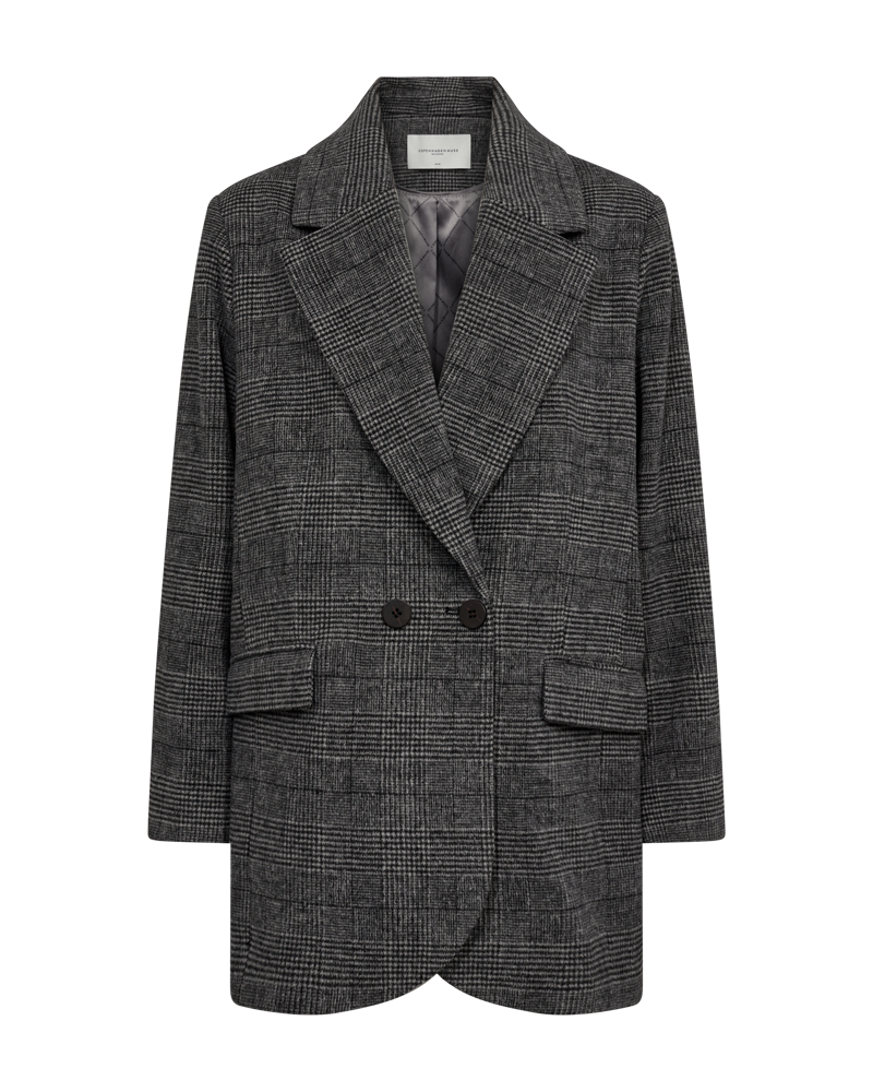 CMJADA - Blazer gecontroleerd in zwart en grijs