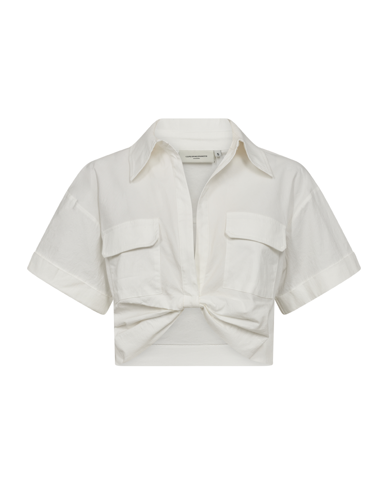 CMEMBER - SHORT SHIRT IN WHITE,OFF-WHITE