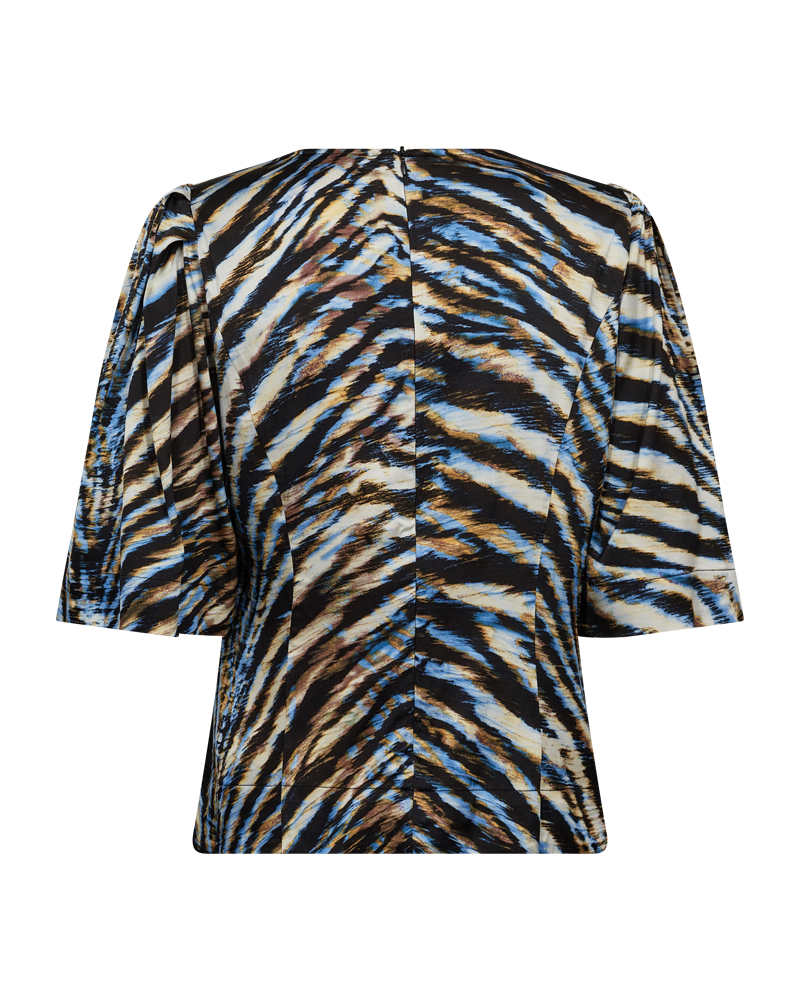 Cmmerryshine - blouse met print in blauw