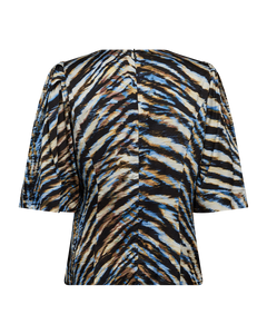 Cmmerryshine - blouse met print in blauw