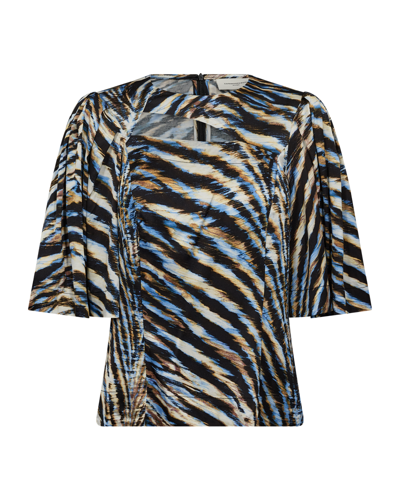 Cmmerryshine - blouse met print in blauw