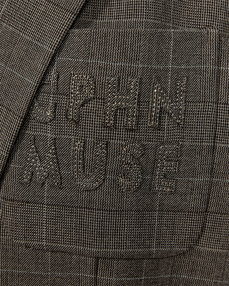 CMTailor - Blazer gecontroleerd in zwart, gebroken wit