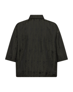 CMWOOD - SHORT SHIRT IN KHAKI GREEN