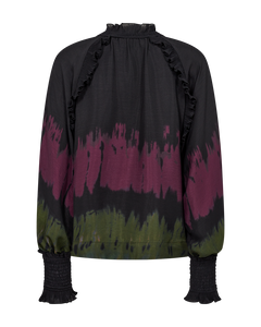 Cmfrill - blouse met afdrukken in zwart en rood