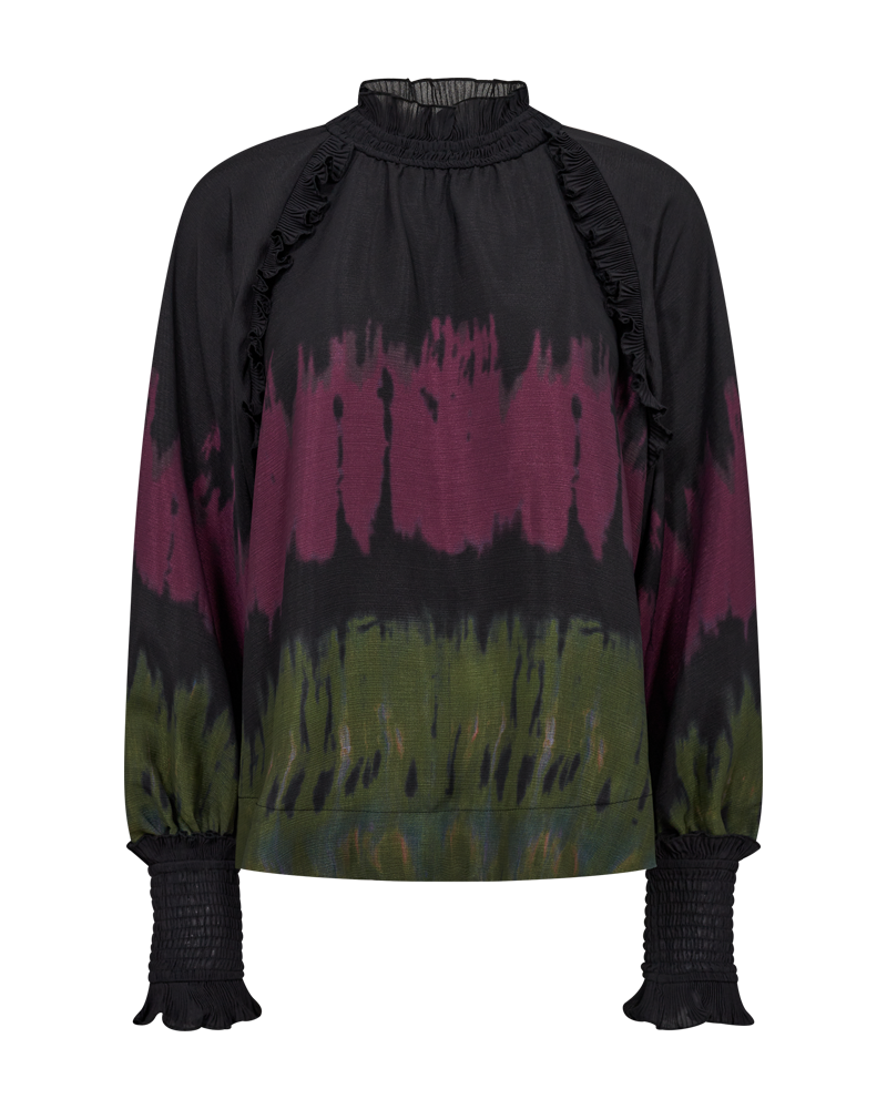 Cmfrill - blouse met afdrukken in zwart en rood
