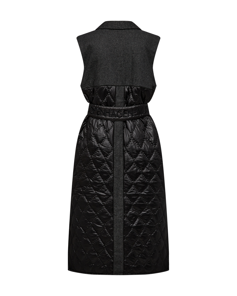 CMNet - Wadded Waistcoat in zwart