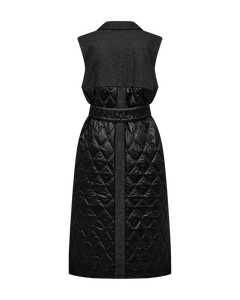 CMNet - Wadded Waistcoat in zwart