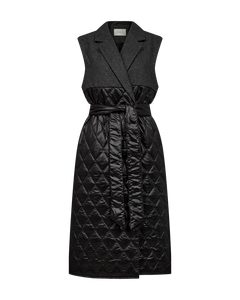 CMNet - Wadded Waistcoat in zwart