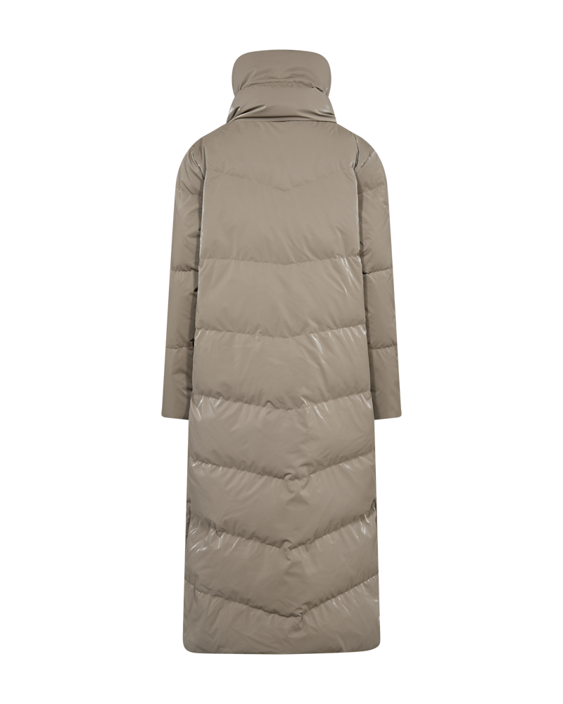 CMTICCO - WADDED DOWN COAT IN BEIGE