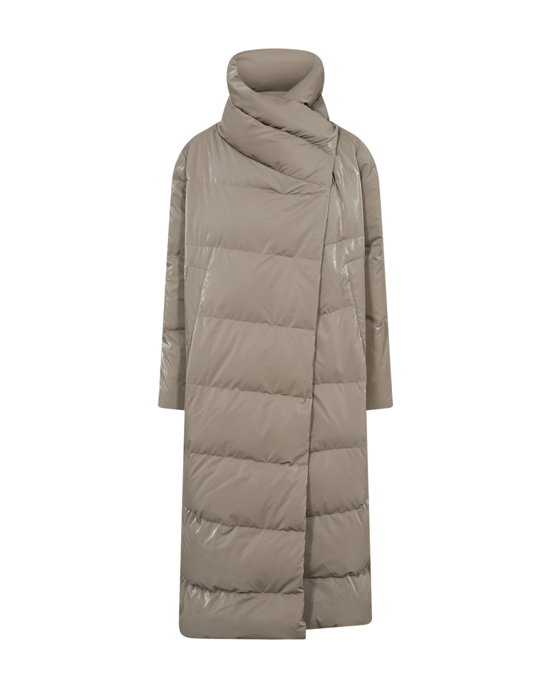 CMTICCO - WADDED DOWN COAT IN BEIGE