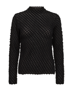 Cmnatacha - transparante pullover in zwart