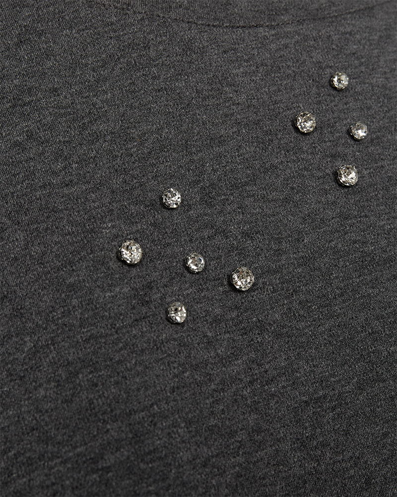 CMMUSE - T-SHIRT IN GREY