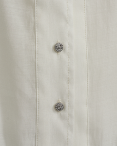 CMMOLLY - SHORT SHIRT IN WHITE,OFF-WHITE