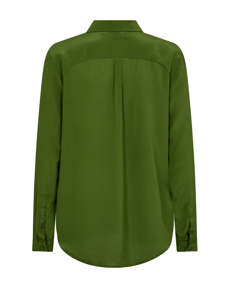 CMSILKA - Zijderhemd in groen