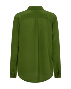 CMSILKA - Zijderhemd in groen