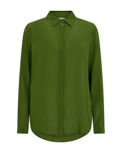 CMSILKA - Zijderhemd in groen